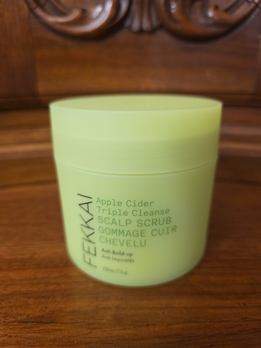 Fekkai Apple Cider Triple Cleanse Scalp Scrub Anti-Build-up, 7.5 oz--New